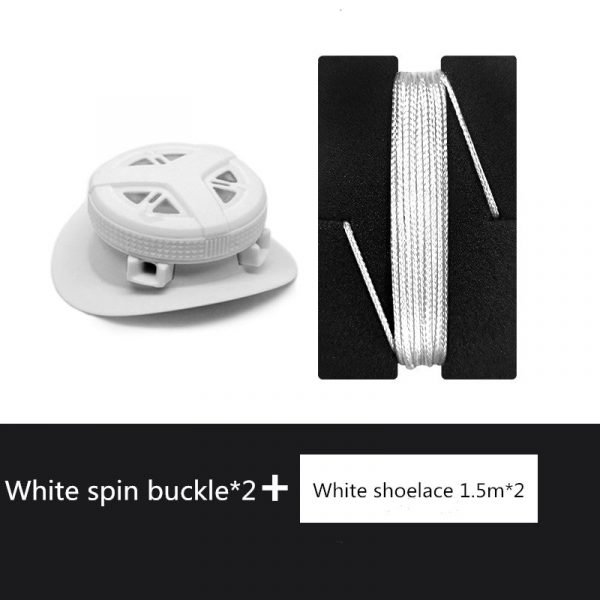 Outdoor Sport Rapid Shoelace Strong Durable Automatic Spin Buckle Anti off Convenience Hiking Climbing Cotton And 3