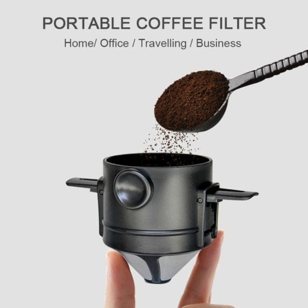Portable Reusable Hand Drip Coffee Filter Cup for Home Office Travelling Business Espresso Caffe Americano Coffee 1
