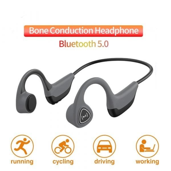 Wireless Headphones Bluetooth 5 0 Bone Conduction Headsets Wireless Sports earphones Handsfree Headsets Support Drop Shipping