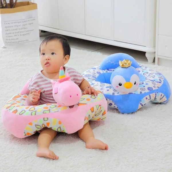 1pcs Kids Portable Baby Support Seat Cute Animal Children s Chair For Sitting Cushion Without Filling 2