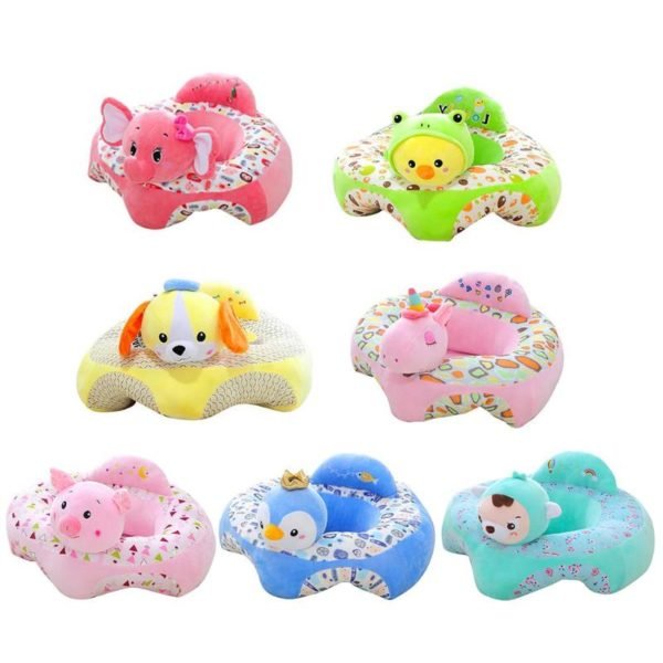1pcs Kids Portable Baby Support Seat Cute Animal Children s Chair For Sitting Cushion Without Filling 3