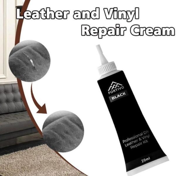 20ml Car Reconditioning Cream Black White Leather And Vinyl Repair Kit Furniture Couch Car Seats Sofa 1