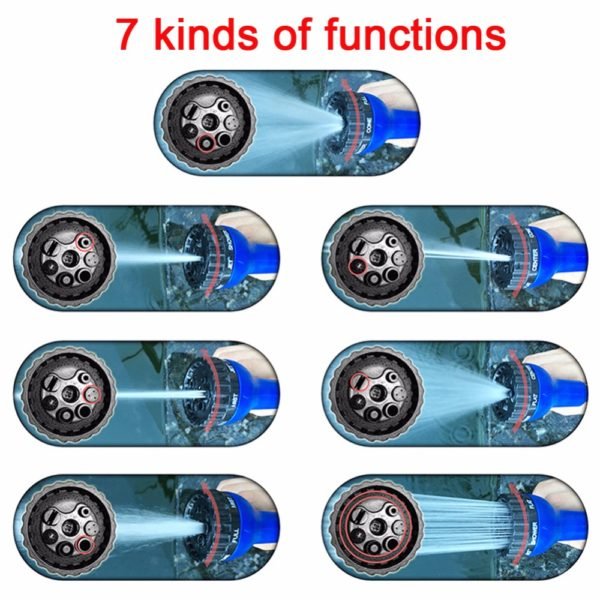 25FT 50FT Garden Hose Expandable Magic Flexible Hose For Car Water Gardening Watering with 8 Patterns 5