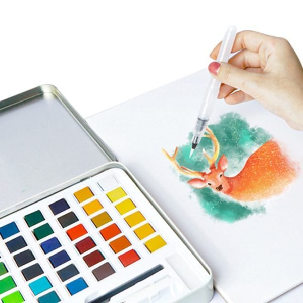 36 48 Colors Solid Watercolor Paint Set Hand painted Painting Pigment Artist Art Supplies for Children 1