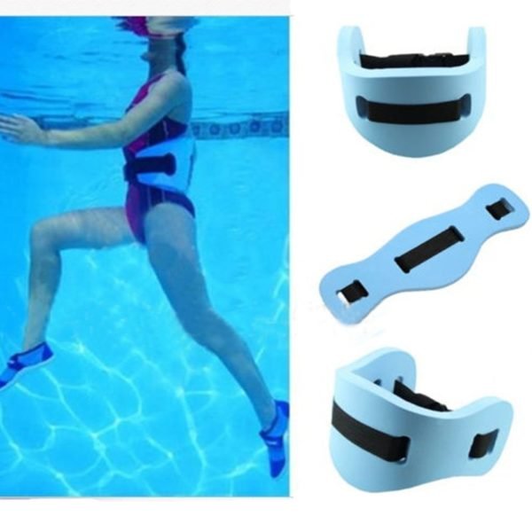 62x22x2 5cm EVA Swim Ring Adjustable Back Foam Swimming Learner Belted Waist Float Board Adult Children 1
