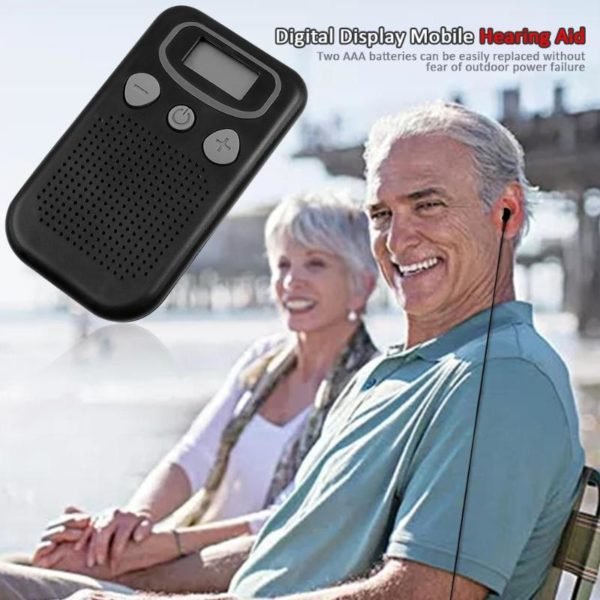 ALLOYSEED Portable Display Hearing Aids Personal Sound Amplifier Ear aids for the Old Elderly Hearing Loss 3
