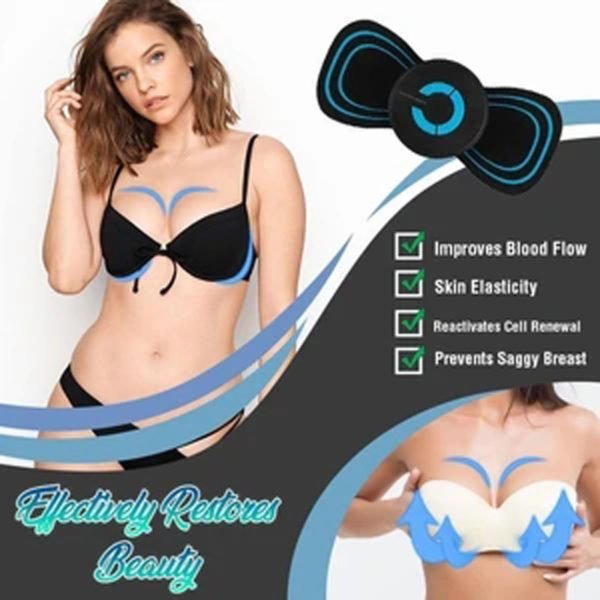 Adhesive Electric Breast enhancement Massager pad Regrowth Chest Stimulator Stickers Physiotherapy Instrument Muscle Relief Pain