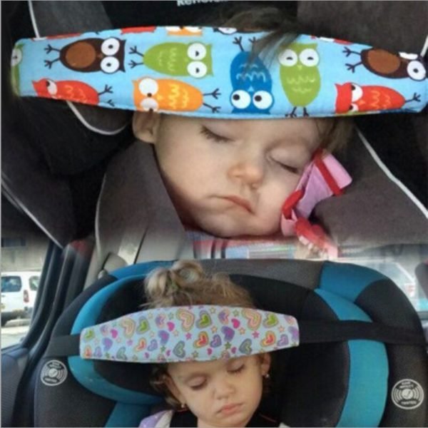 Baby Car Seat Head Support Children Infant Safety Belt Fastening Belt Adjustable Playpens Stroller Sleep Positioner 2
