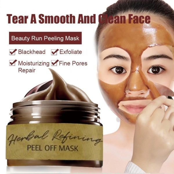 Beauty Peel off Mask Tearing Remove Blackhead Cleaning Pores Shrink Skin Care Herbal Refining Peel Off 4