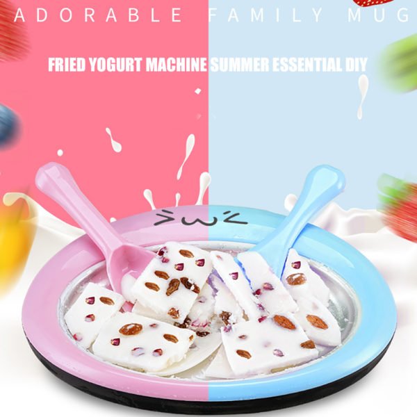 Cartoon Mini Ice Cream Roller Rolling Machine Ice Cream Maker Fried Yogurt Machine Summer Cool Ice