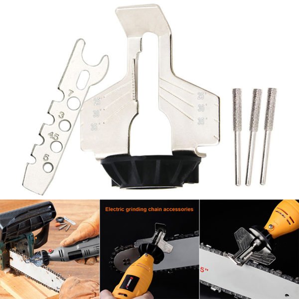Chainsaw Sharpening Kit Electric Grinder Sharpening Polishing Attachment Set Saw Chains Tool DTT88 2