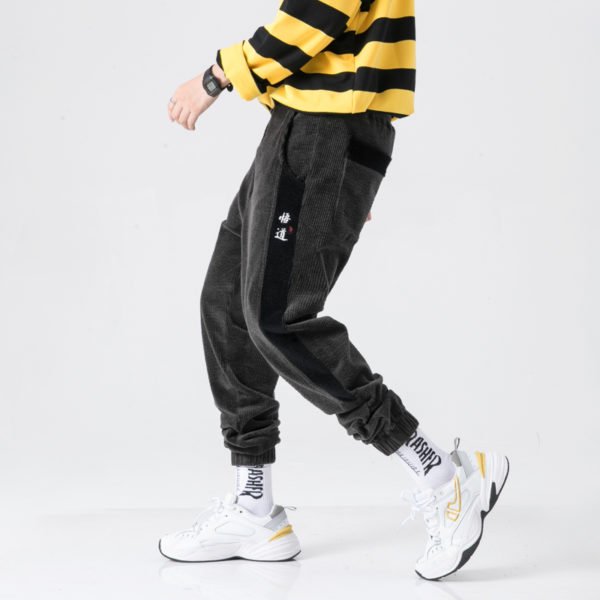 Cotton Pants Men 2020 Winter Warm Harem Pants Drawstring Chinese Style Male Trouser Hip Hop Jogger 2