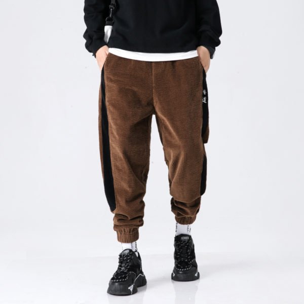 Cotton Pants Men 2020 Winter Warm Harem Pants Drawstring Chinese Style Male Trouser Hip Hop Jogger