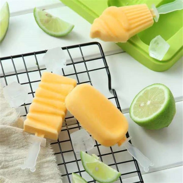 DIY Homemade Ice Cream Molds Reusable Ice Cubes Tray Silicone DIY Popsicle Mold Making Tool Christmas 3