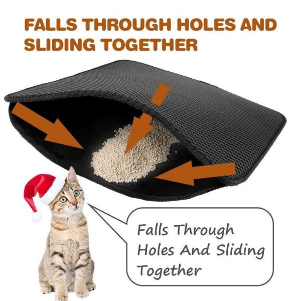 DannyKarl Mat Folding Waterproof Non slip Pet Litter Mat Drop Shipping Pet Cat Litter Mat EVA 1