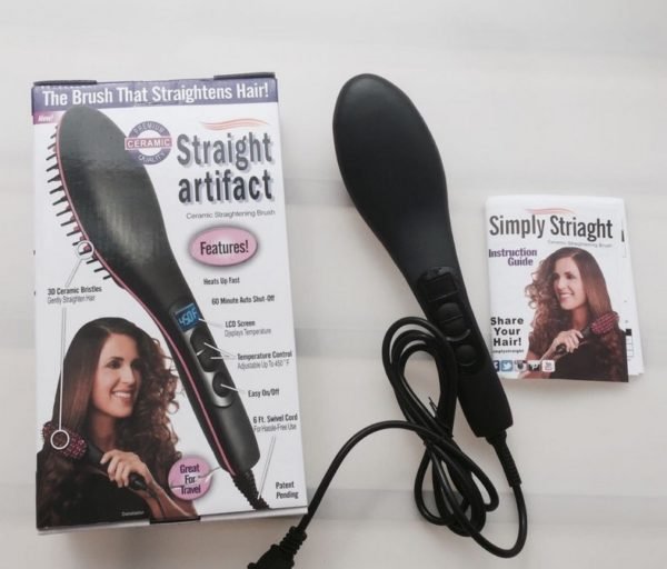 Electric Hair Straightener Brush Hair LCD Styling Straightening Comb Ionic Hair Brush Hot Irons Comb Hairbrush 5