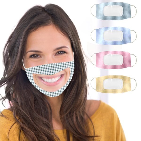 Face Mask With Clear Window Visible Expression For The Deaf And Hard Of Hearing Face Mascarillas