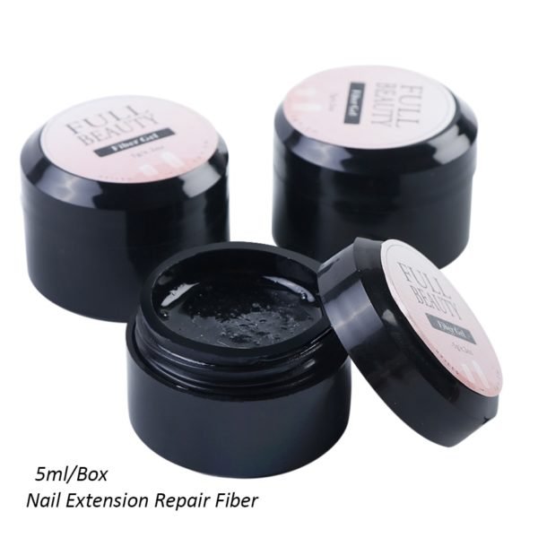 Full Beauty Fiber Extension Repair Gel Clear Poly Builder for Nail Extension Acrylic Repair Broken Nail 4