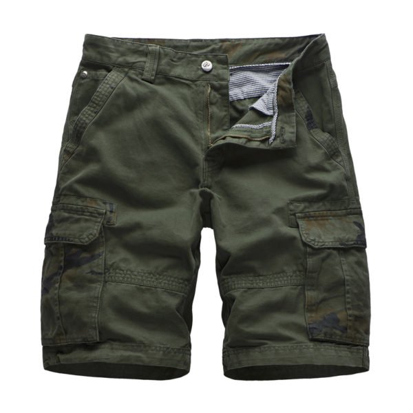 High Quality Camouflage Cargo Shorts Men Casual Military Army Style Beach Shorts Loose Baggy Pocket Shorts 4