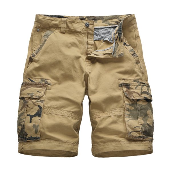 High Quality Camouflage Cargo Shorts Men Casual Military Army Style Beach Shorts Loose Baggy Pocket Shorts 5