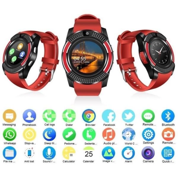 Hot Smartwatch Touch Screen Wrist Watch with Camera SIM Card Slot Waterproof Smart Watch Bluetooth movement 1