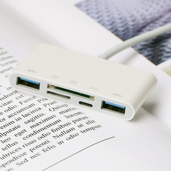 IOS 13 SD TF Card 2 USB 3 0 Card Reader Support USB Mouse U Flash 3