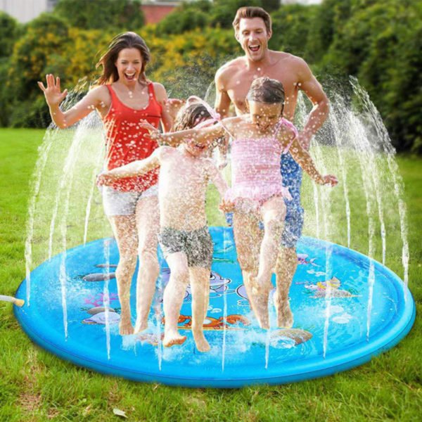Inflatable Spray Water Cushion Summer Kids Play Water Mat Lawn Games Pad Sprinkler Play Toys Outdoor