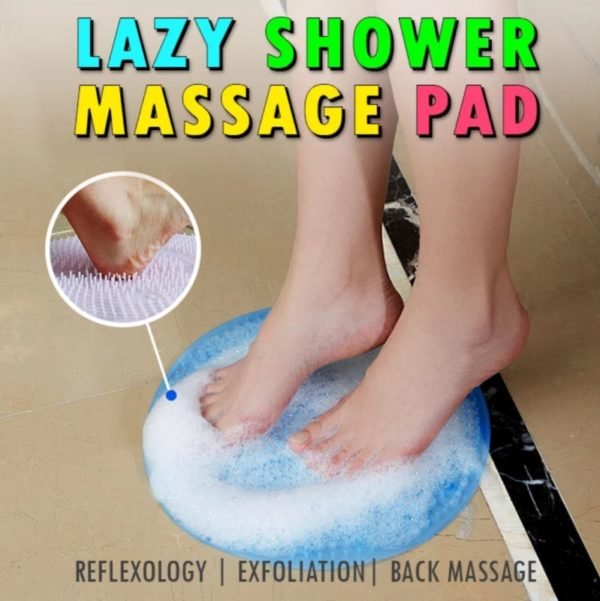 Lazy Bath Shower Back Brush Massage Pad 1PCs Soft Silicone Suction Cup Bathroom Remover Skid Cleaning