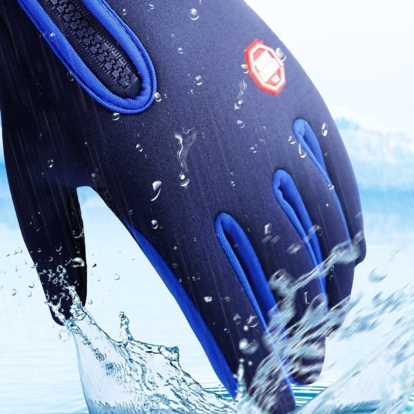 Mens Winter Warm Gloves Touch Screen Fishing Waterproof Lady Ski Autumn Breathable Sport Ridding Windproof Women 2