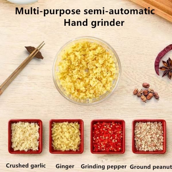 Mini Kitchen Garlic Press Vegetable Fruit Twist Shredder Manual Meat Grinder Chopper Garlic Cutter Ice Blender 1