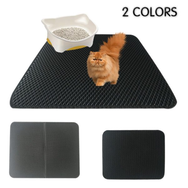 New Pet Cat Litter Mat Waterproof Double Layer Litter Cat Pads Bed For Cats House Clean