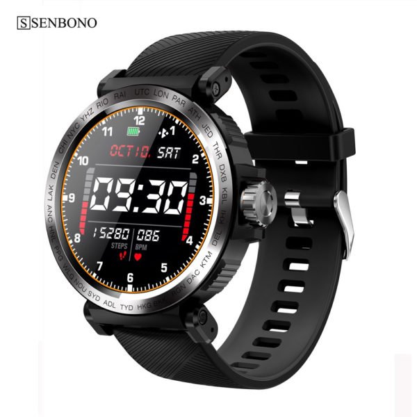 SENBONO 2020 Sport IP68 Waterproof S18 Smart Watch Screen Touch Men Clock Women Fitness Tracker Smartwatch