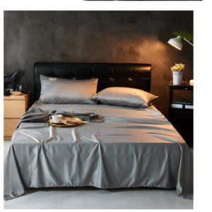 Satin Silk Smooth Bedding Set Luxury Queen King Size Bed Set Quilt Duvet Cover Linens Pillowcase