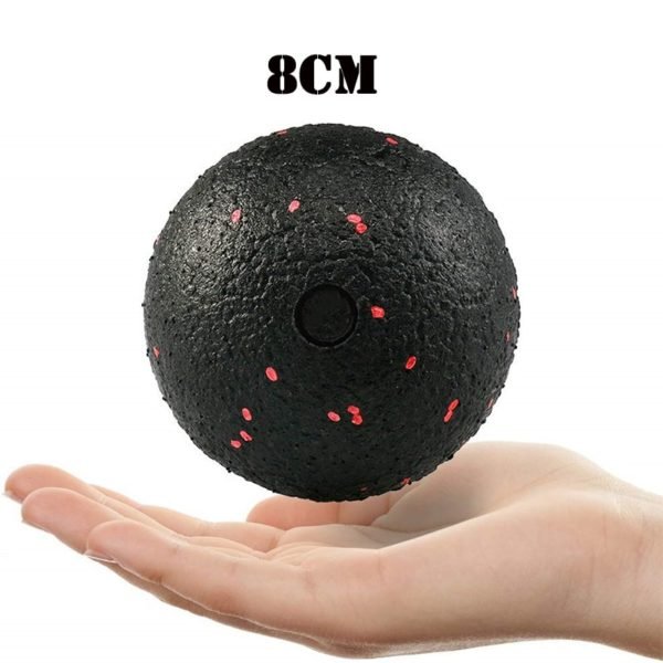 Ship Now 2Pc Peanut Fitness Massage Ball Set Double Lacrosse Mobility Ball for Myofascial Physical 2