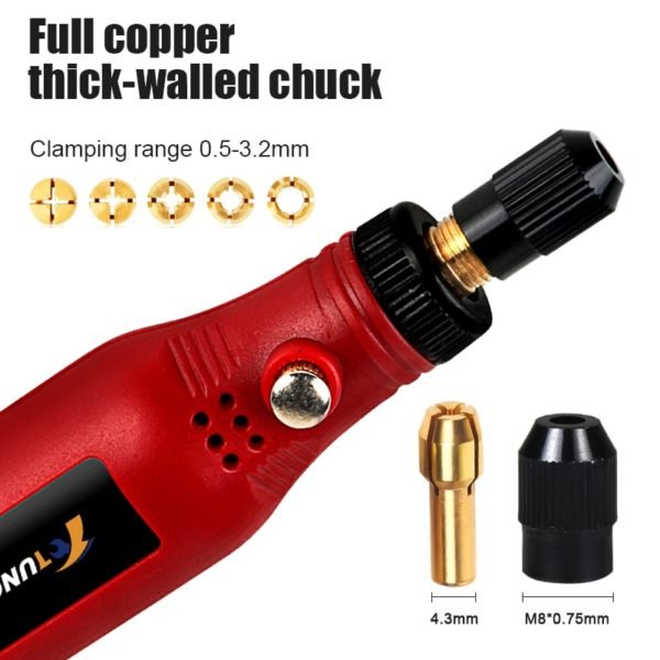 USB Cordless Drill Power Tools Electric Drill Grinding Accessories Set Mini Wireless Engraving Pen For Jewelry 4