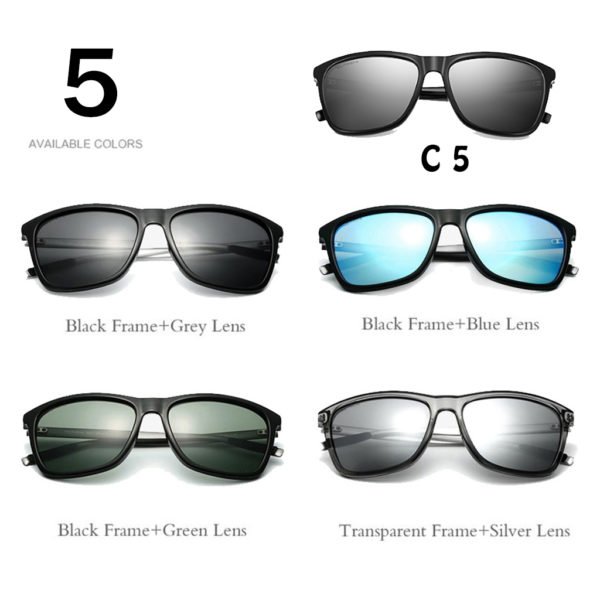 VEITHDIA Brand Unisex Retro Aluminum TR90 Square Polarized Sunglasses Lens Vintage Eyewear Accessories Sun Glasses For 3