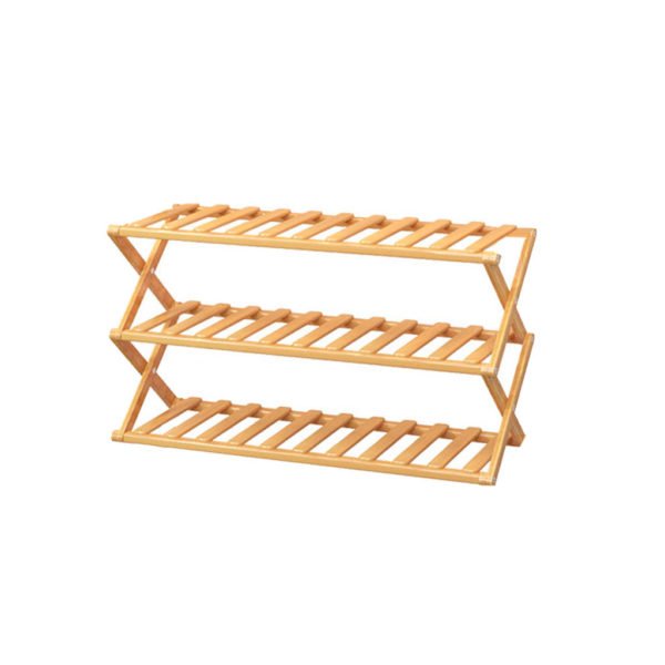 high class bamboo material Easy to install and design High Quality Wood Bamboo Shelf Entryway Storage 2