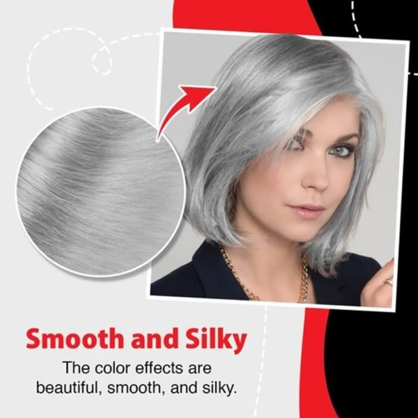100ml Natural Hair Dye Cream For Beginners Universal Punk Style Party Permanent Smooth Professional Smoky Gray 5