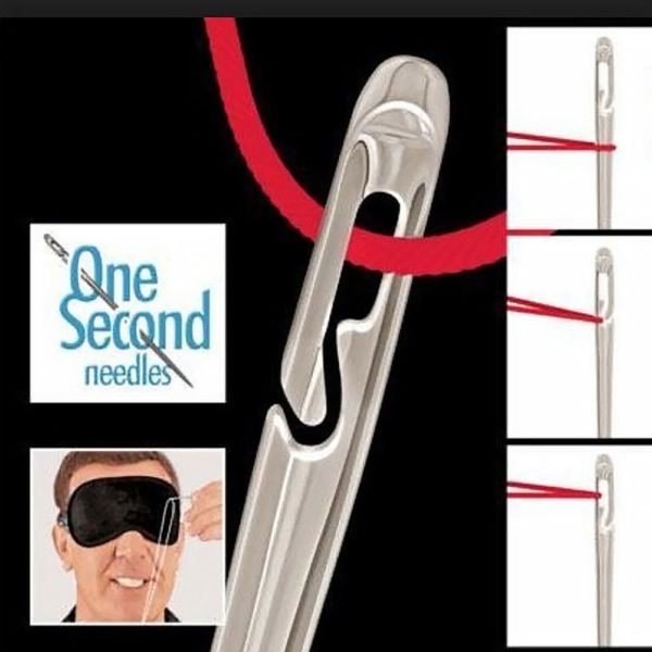 12 pcs set Elderly needle side hole blind needle Stainless Steel Sewing Needless threading hand household