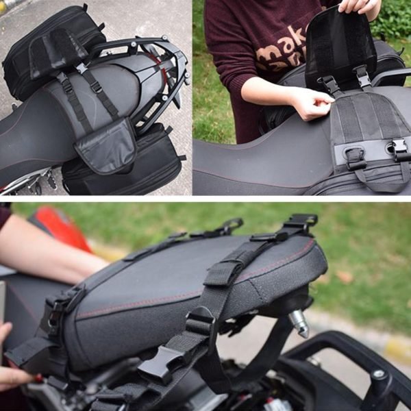 2019 Newest SA212 Motorcycle Waterproof Racing Race Moto Helmet Travel Bags Suitcase Saddlebags One Pair of 4