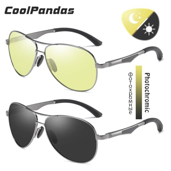 2020 Aviation Driving Photochromic Sunglasses Men Polarized Glasses Women Day Night Vision Driver Eyewear UV400 zonnebril 2