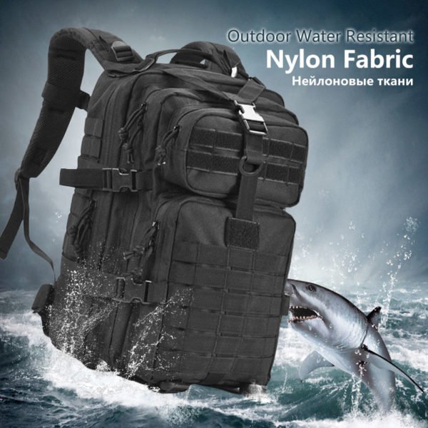 50L Military Tactical Backpack Assault Bags Waterproof Bug Travel Bag Large Rucksack 3P Outdoor Hiking Camping 1