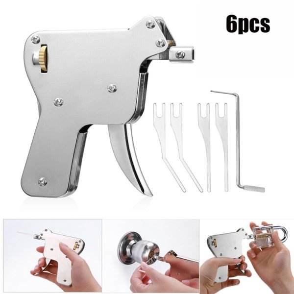 6 PCS Key Repair Tool Strong and Adjustable Brand New Stainless Steel White 30JP17