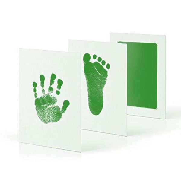 Baby Footprint Handprint Ink Pads Baby Pet Paw Prints Non toxic For Baby Pads Kids Kits 3