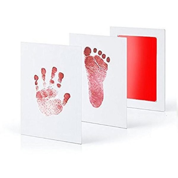 Baby Footprint Handprint Ink Pads Baby Pet Paw Prints Non toxic For Baby Pads Kids Kits 5