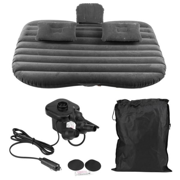 Car Inflatable Bed Back Seat Mattress Airbed With Air Pump Valve For Air Mattress Rest Sleep
