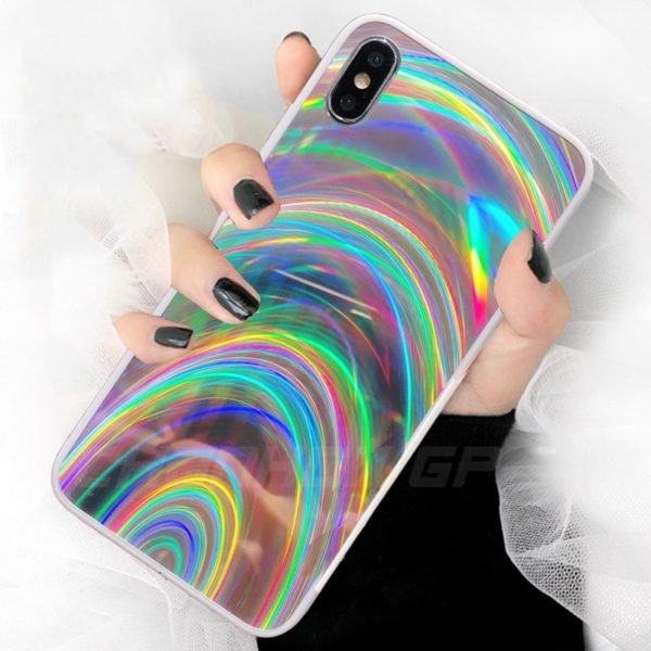 Colorful Mirror Case For iPhone 11 Pro Max 2019 XR XS MAX X 6 6s 7 5