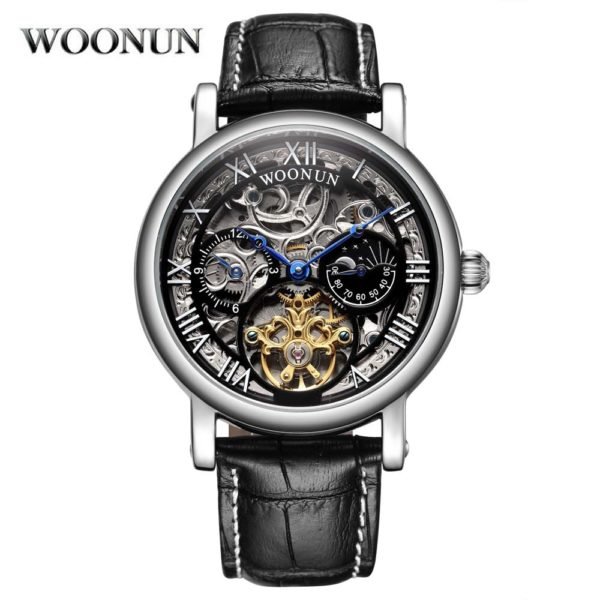 Dropshipping Top Brand Luxury Automatic Mechanical Tourbillon Watches High Grade Mens Skeleton Watches Montre Homme 2020 2