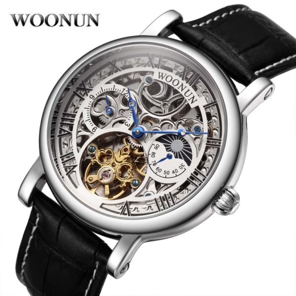 Dropshipping Top Brand Luxury Automatic Mechanical Tourbillon Watches High Grade Mens Skeleton Watches Montre Homme 2020 3