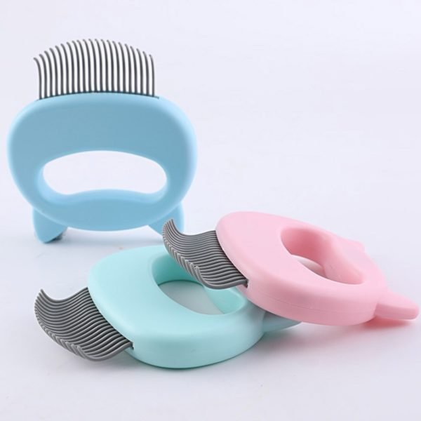 Durable Pet Massage Brush Shell Shaped Handle Pet Grooming Massage Tool To Remove Loose Hairs Only 2